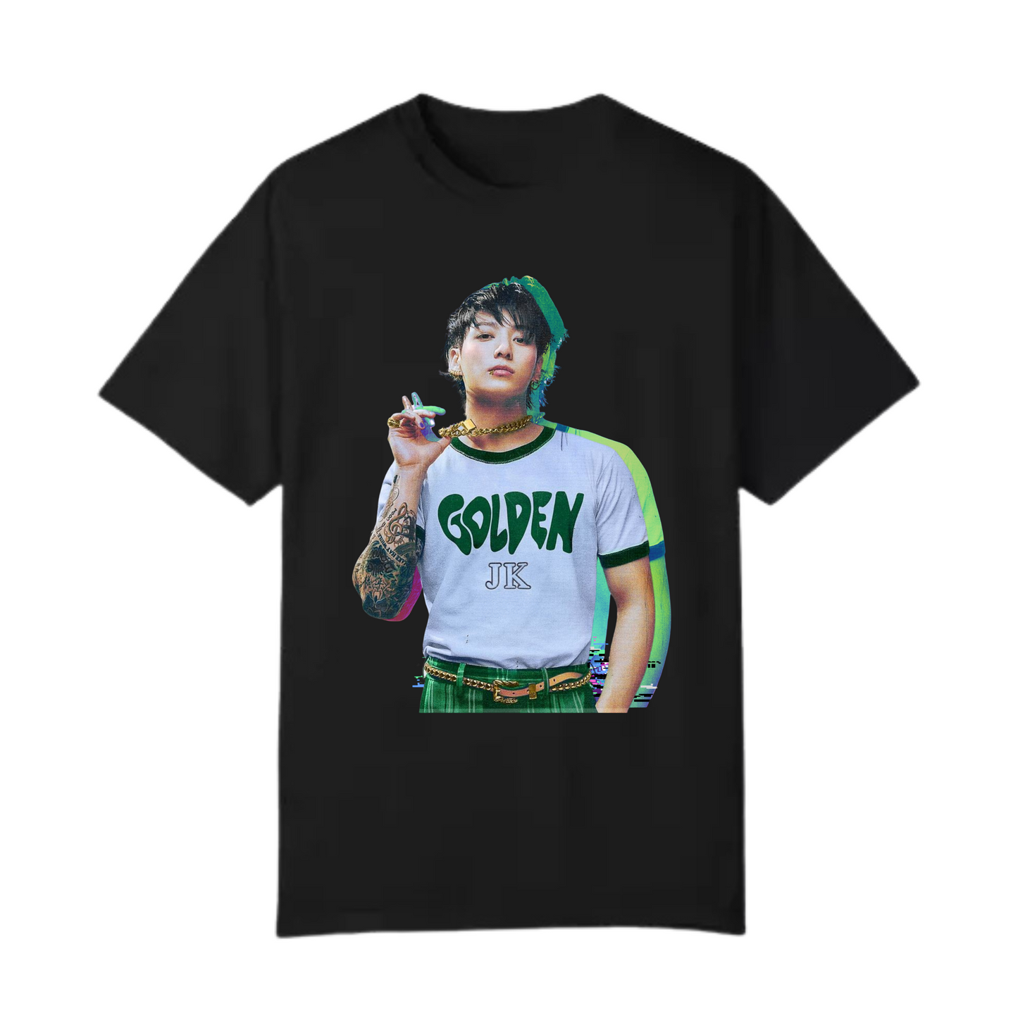 Playera Jungkook JK Golden