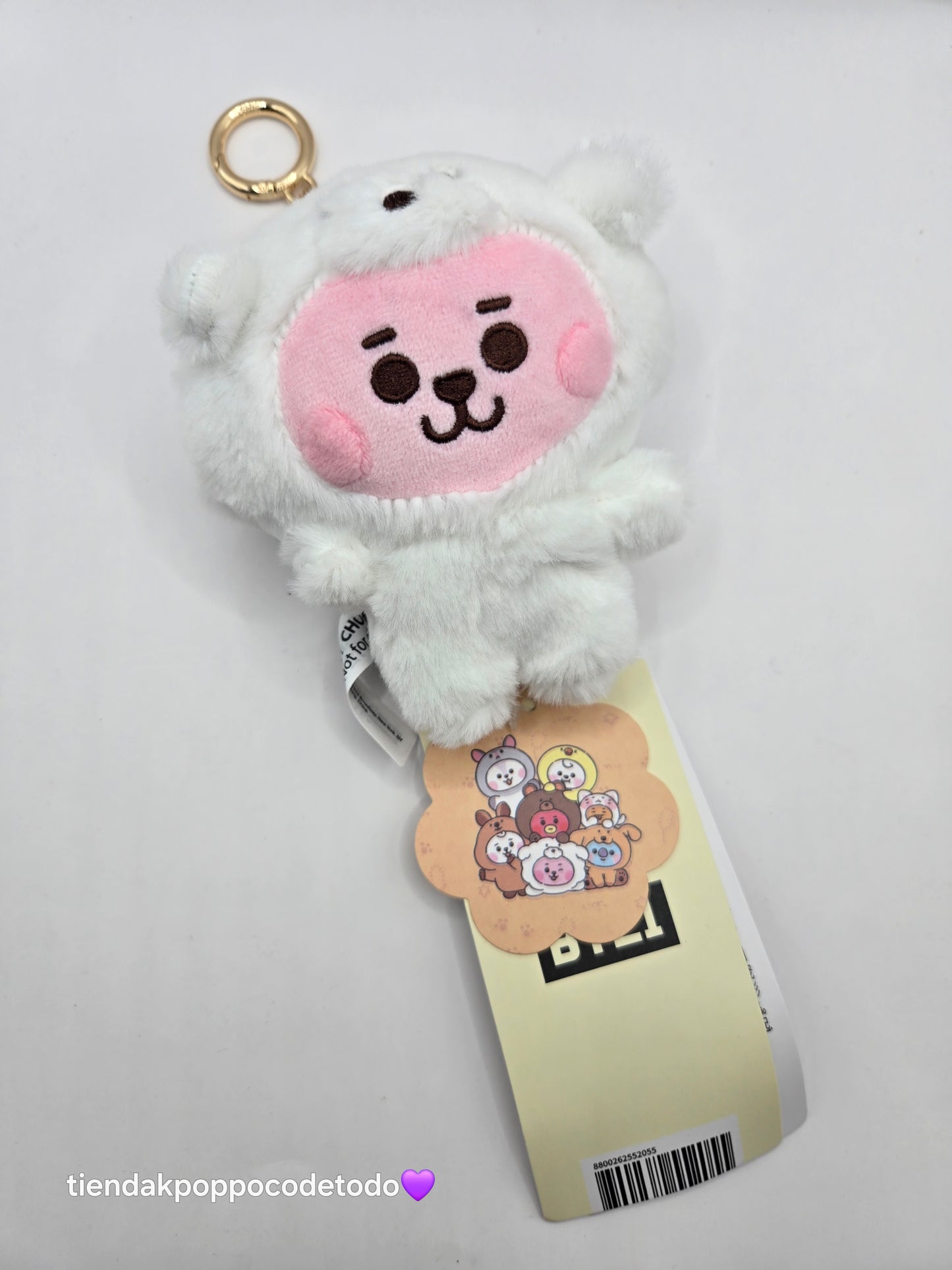 Peluche Cooky animalitos BT21
