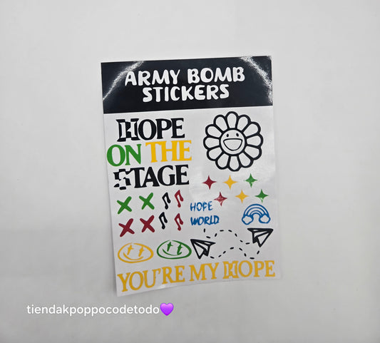 Stickers para Army bomb de Hope on the stage 3