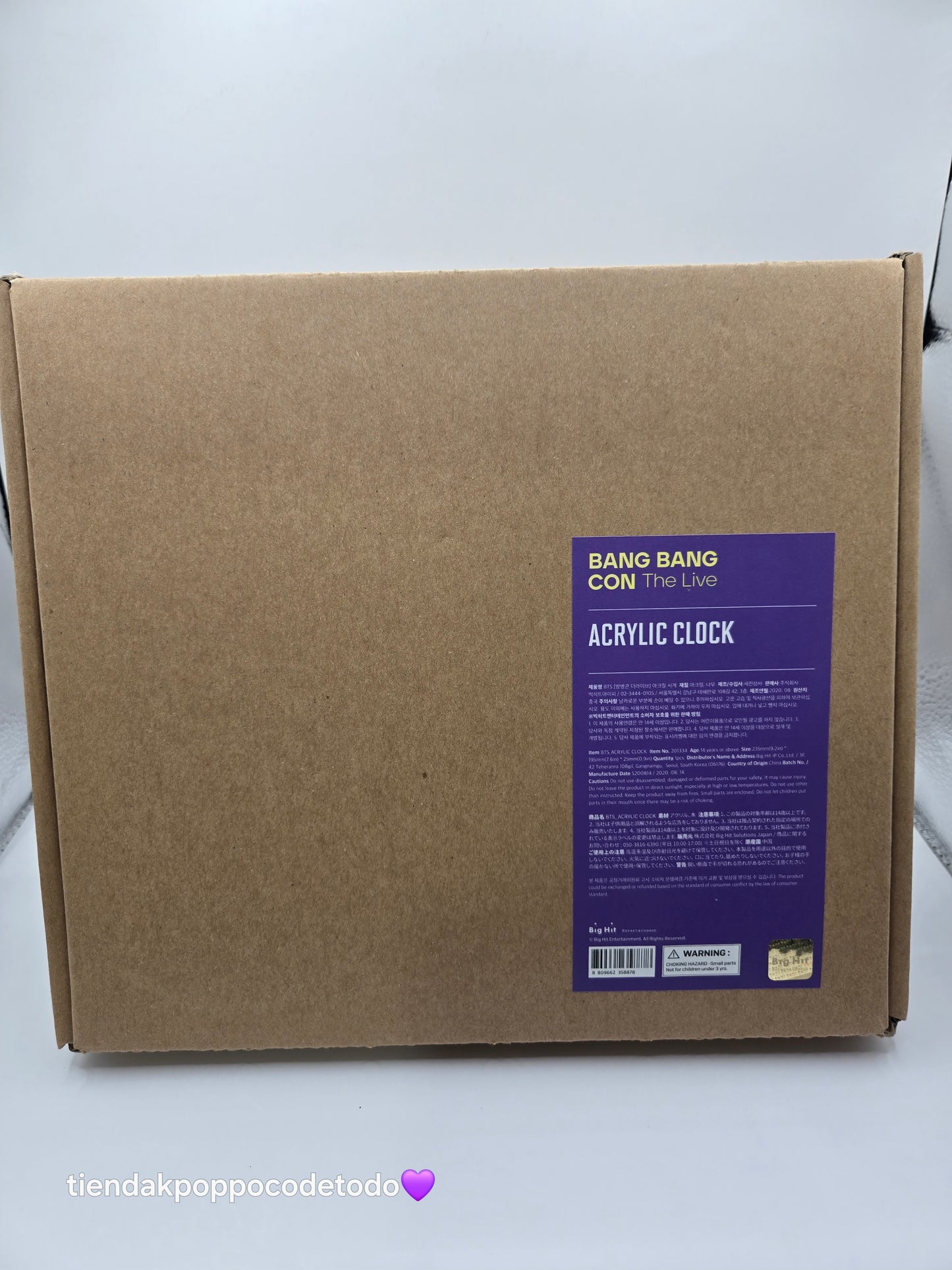 Reloj de BTS BANG BANG CON