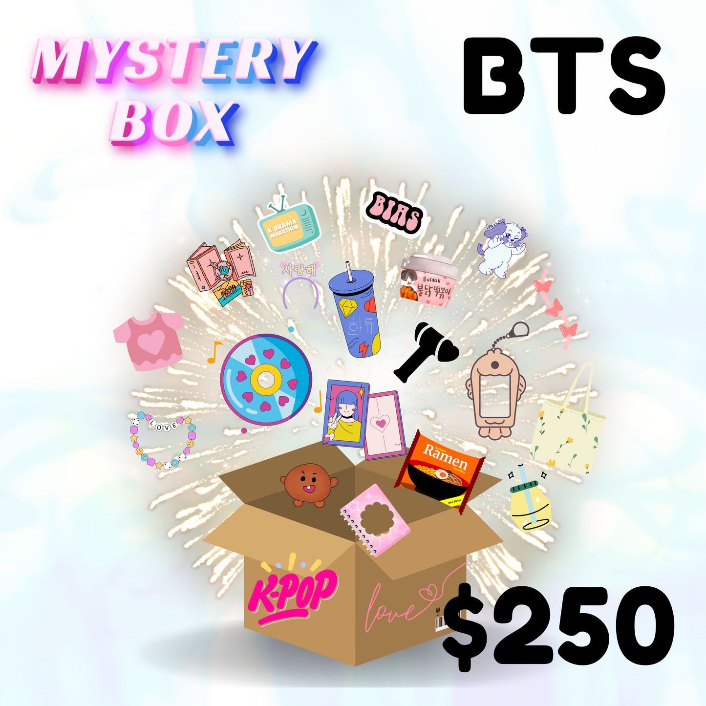 Caja misteriosa de BTS $250