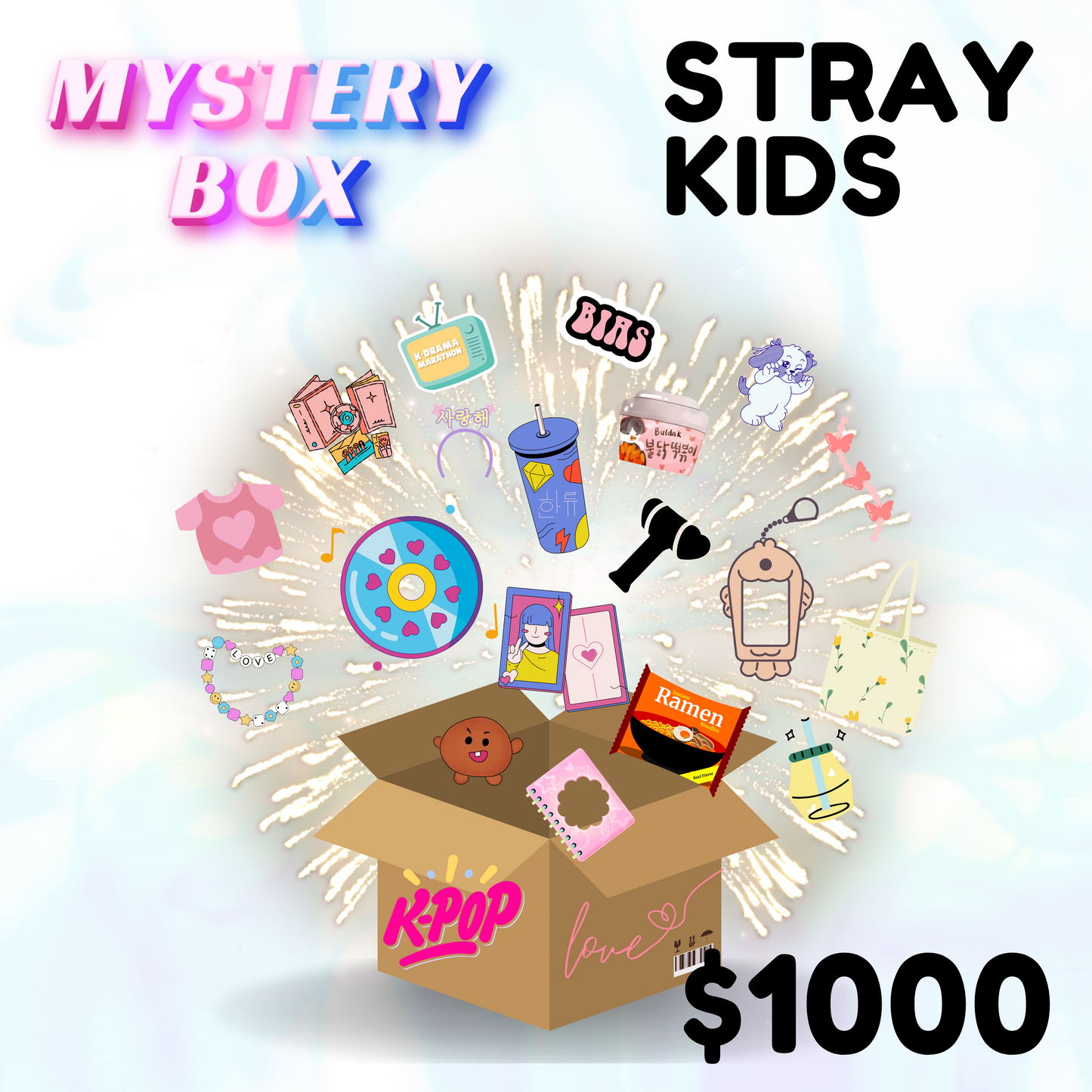 Caja misteriosa de Stray Kids $1000