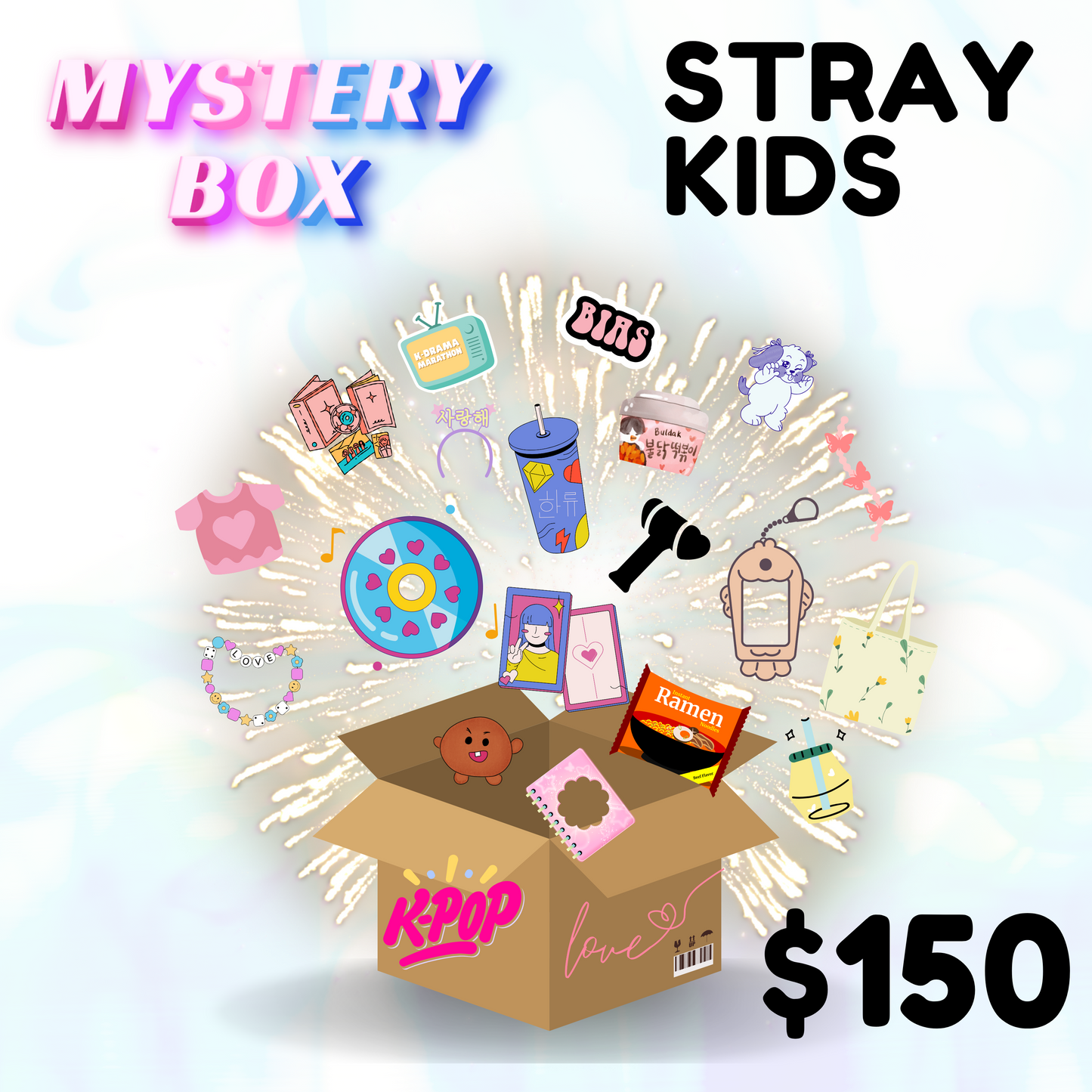 Caja misteriosa de Stray Kids $150