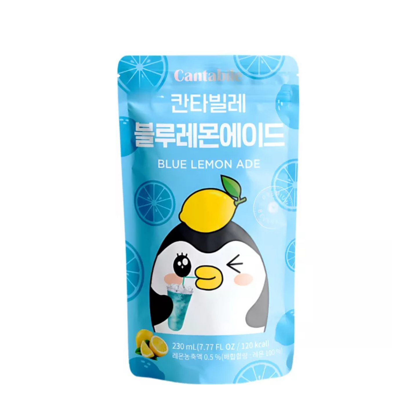 Bebida cantabile limonada azul