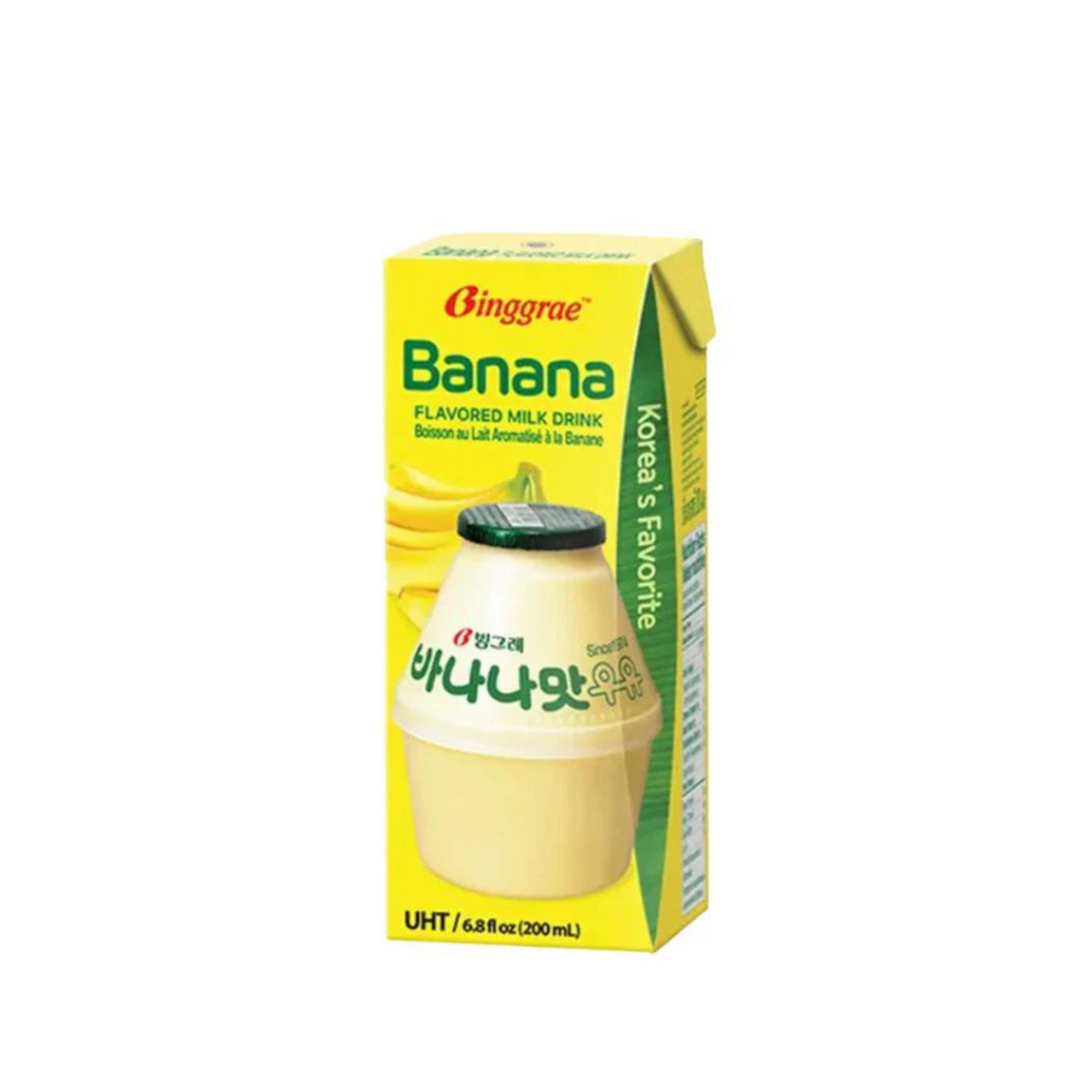 Bebida leche de banana