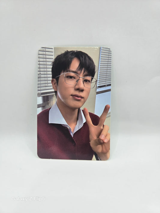 Photocard Jin Happy lentes