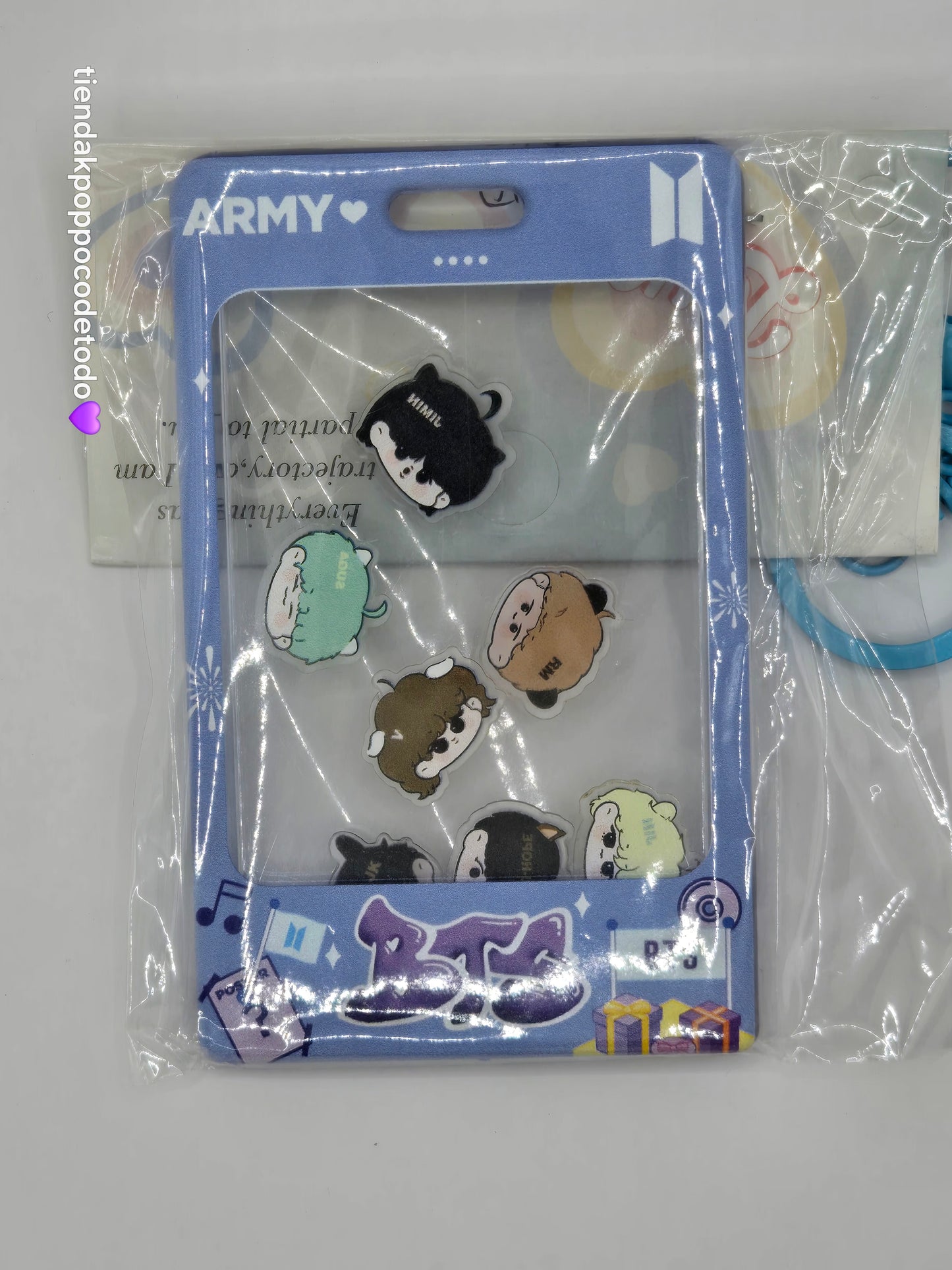 Cardholder BTS azul