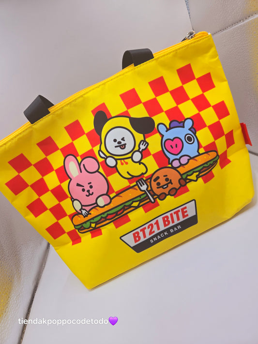 Lonchera BT21 BITE amarilla