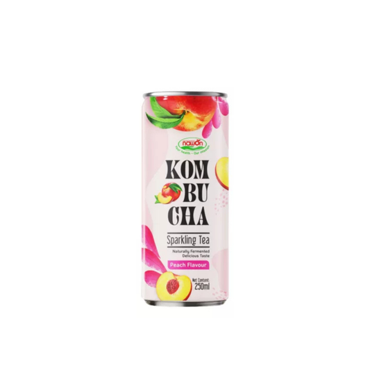 Bebida kombucha durazno