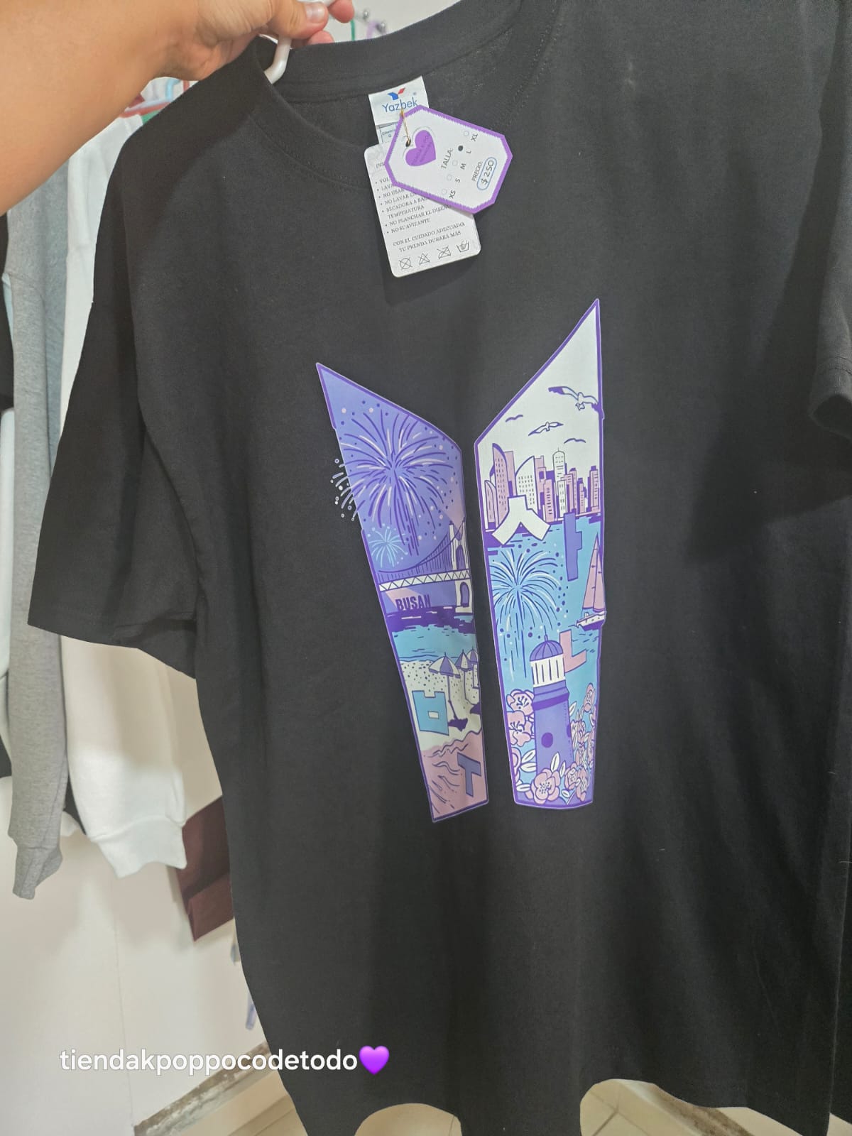 Playera Logo BTS