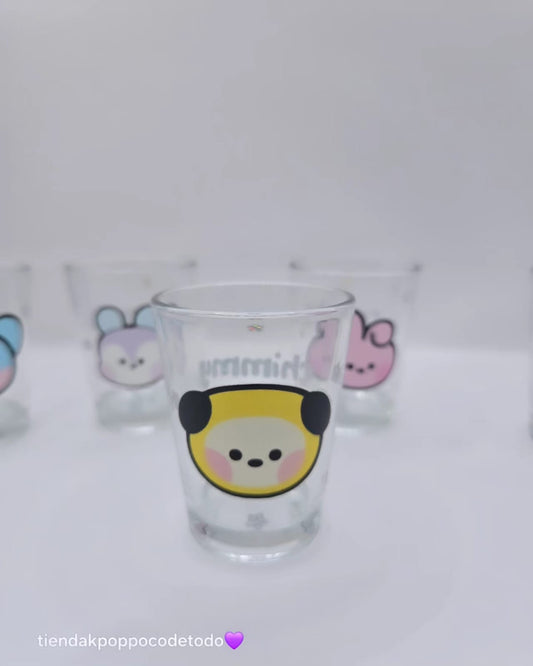 Vaso para soju de BT21 BTS